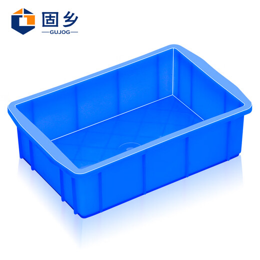 Guxiang thick plastic small square box parts box screw classification box storage storage box X2# blue 200*130*65mm 3 pieces