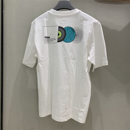 阿迪达斯（adidas）男装 夏季新款运动服NEO针织透气宽松圆领上衣短袖T恤 HC9717 白色 XL