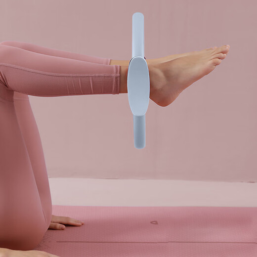 Duweck Pilates resistance circle elastic body fitness ring for middle-aged and elderly people to measure inner thighs and limbs resistance training aid blue