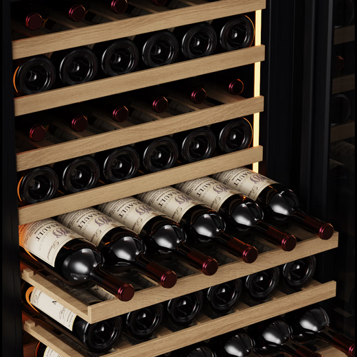 BAIKAILUN Embedded Red Wine Cabinet Frequency Constant Temperature Wine Cabinet Seamless External Plug-in Kitchen Cabinet Door Living Room Home Wine Cabinet Glass Door Grape White Wine Preservation Refrigerated Beverage Tea Display Cabinet Single Temperature - Red Wine Ice Bar Model 350L Fixed Frequency