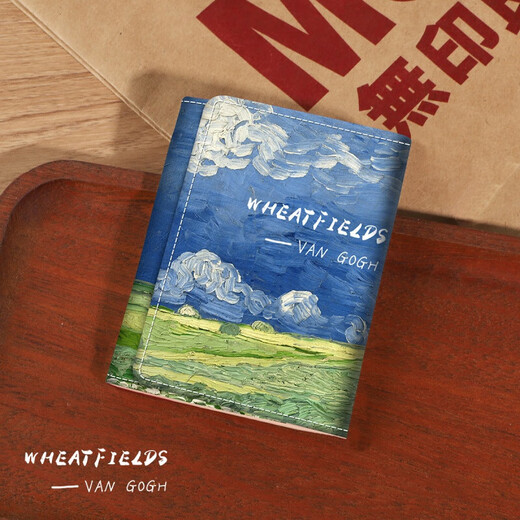 Qianjing Van Gogh Pintura al óleo Billetera Corta 2024 NUEVA MULTA MUJER CARDA DE MONEJA Bolsa Estudiante Diseño de nicho para hombres INSZ VAN GOGH PINTURA DE PINTURACIÓN ALEL ALEL ALA MAGNETIZACIÓN