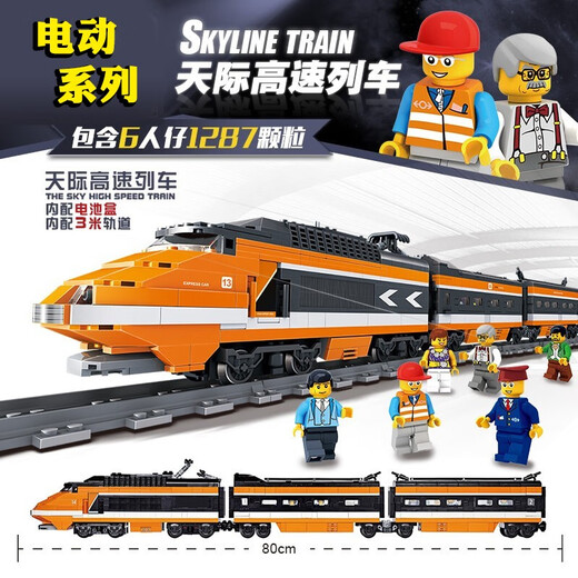 Yuanjia Train de chemin de fer à grande vitesse avec une station de métro électrique sur piste