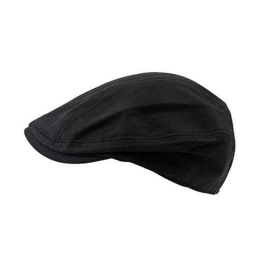 AI Yuman Baseball Cap Hombo delantero retro para hombres Lino para hombres Japanes Japanese y verano Boina de estilo transpirable Pintor British Hat British Front Hat - Café M (56-58 cm)