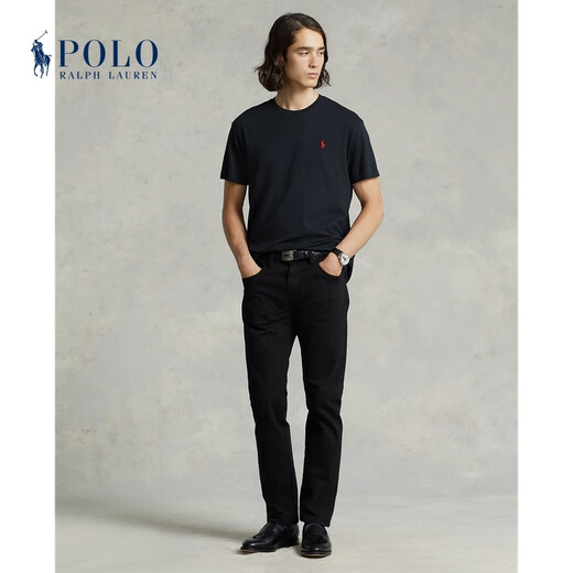 Polo Ralph Lauren Men's Clothing Classic Customized Slim-fit Short-sleeved T-shirt RL12050 001-Black L