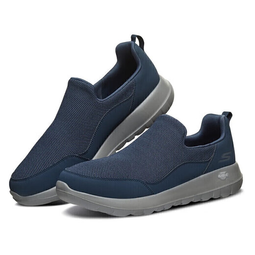斯凯奇（Skechers）男鞋夏季一脚蹬健步鞋软底透气网面休闲运动鞋54626