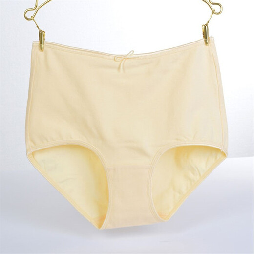 Butterfly Anfen 4-pair underwear women's cotton sweet ladies high waist belly lace shorts women's 13118 975S purple + pink + yellow + skin color XXL (2 feet 4-2 feet 6)