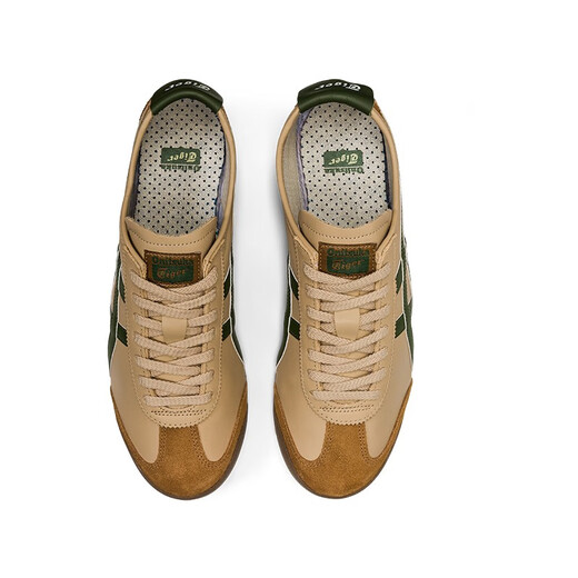 Onitsuka Tiger Hirokata Classic Classic Retro Männer und Frauen Milk Tea Leichte Sportarten Casual Schuhe Mexiko 66 1183C102 Beige 36