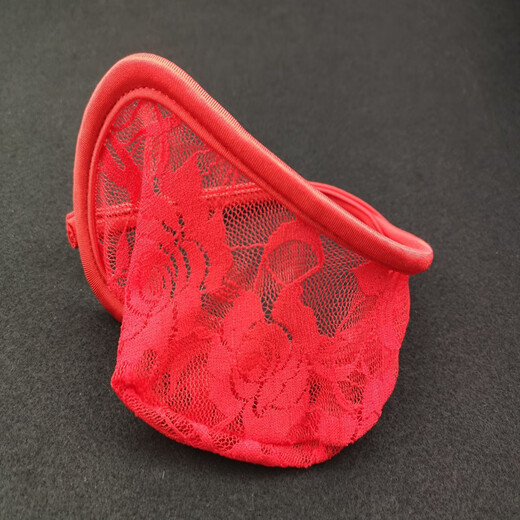 Sexy men's C-string invisible thong lace men's sexy underwear to seduce couples adult products black one size