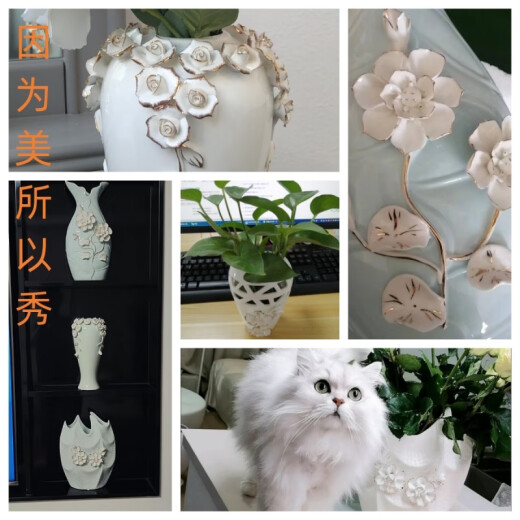 Ornamentos de cerámica de estilo europeo creativo gabinete de televisión accesorios de mesa de comedor