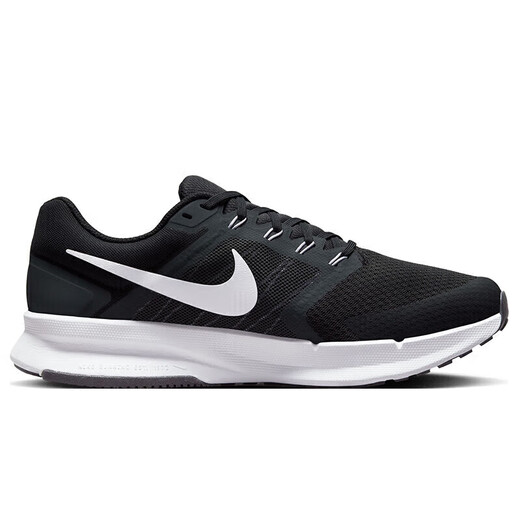 耐克NIKE跑步鞋男缓震透气RUN SWIFT 3运动鞋DR2695-002黑白42