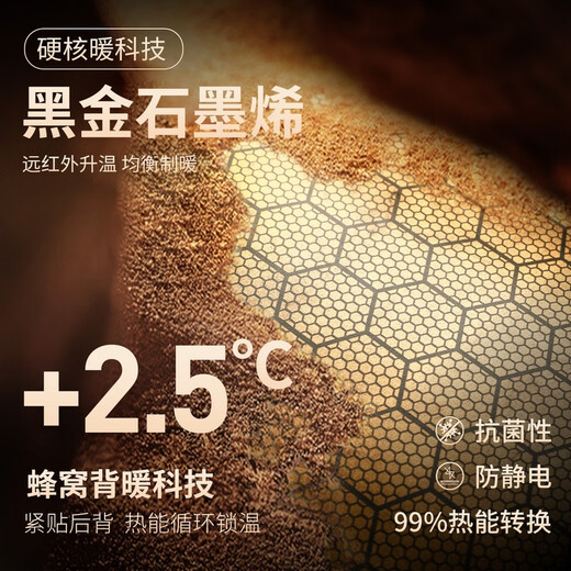 Dances with Wolves Black Gold Graphene Down Jacket Men's Autumn and Winter Baseball Collar Men's Down Jacket Black L(175)