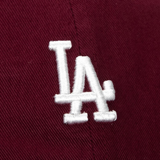 American Professional Baseball (MLB) flagship official website men's and women's hats spring and summer soft top sports baseball hat casual sun hat baseball cap birthday gift Los Angeles Dodgers/burgundy/77 One size F