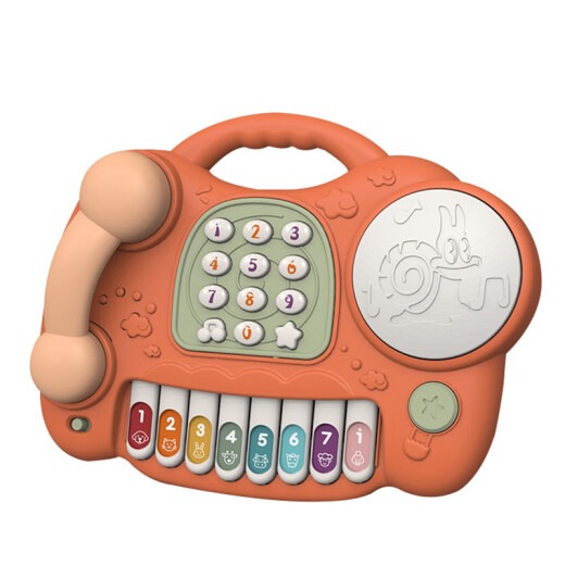 Maobile children's toy electronic keyboard all-in-one beat drum educational toy phone singing early education story machine birthday gift