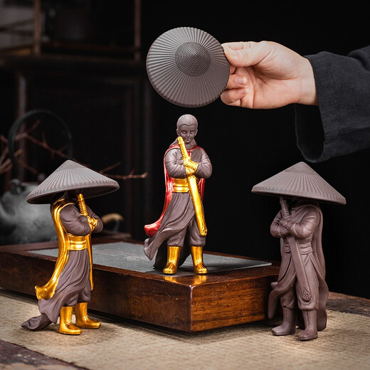 Mingke Xiake Zisha tea pet ornaments tea play tea leakage tea filter tea filter tea separator tea filter tea set creative single tea leakage