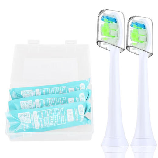 Adaptiert an Philips Electric Zahnbürstenkopf, um Philips HX684A/HX684W/HX685/HX993L Standard Diamond Pinselkopf Weiß (4 Packs) 0 Stücke zu ersetzen