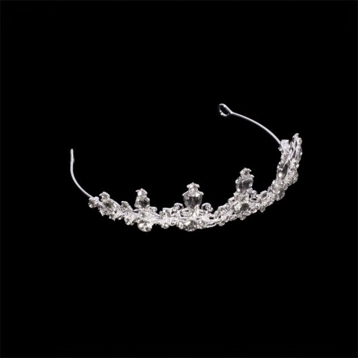 Octagonal rose crown tiara for adult birthday eighteen years old adult crystal tiara high-end bride wedding tiara