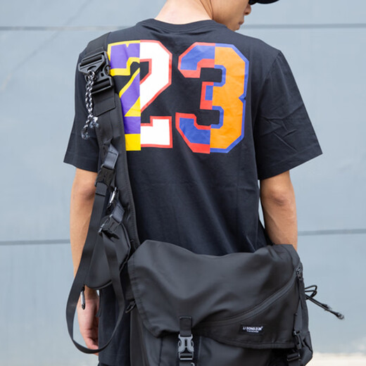 耐克（NIKE）AJ男装短袖T恤2023春夏季篮球训练运动服宽松休闲 DM1463-010 M码/120-130斤/170