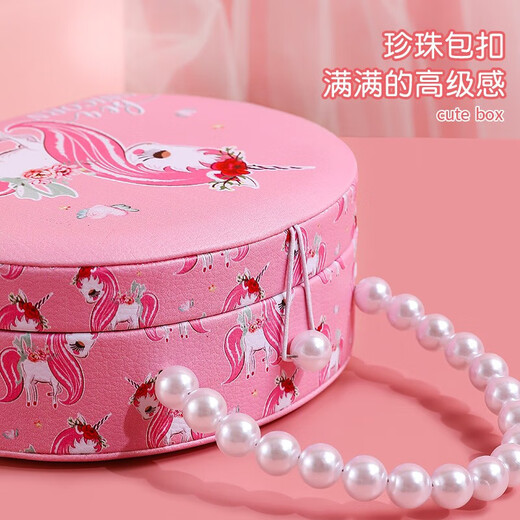 贝慕星玩具女孩3-6岁发饰礼盒儿童玩具小女孩发夹首饰盒套装生日礼物