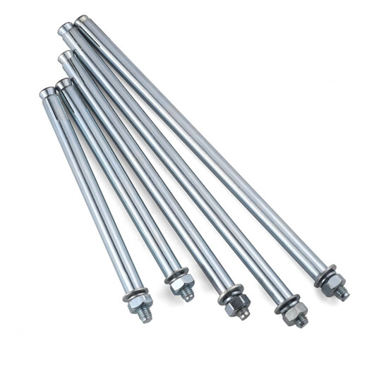 Jinggong (JINGGONG) national standard galvanized expansion screw extended length full pull bolt M6M8M10M12M14M16M20 M6*150 (10 pieces) punch 10mm