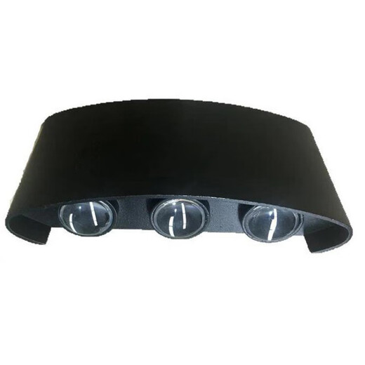 Yilin outdoor wall light up and down light-emitting exterior wall light minimalist led outdoor lighting double-head courtyard waterproof wall light B15-2W warm light WW