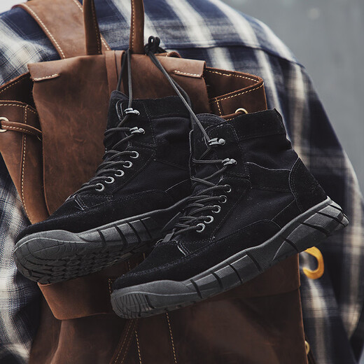 Changxiang Huili Martin Boots Men's Summer New Boots Boots Boots Boots para hombres High Top Shoes Trabajando al aire libre zapatos de moda de montañismo Khaki [actualización] 42