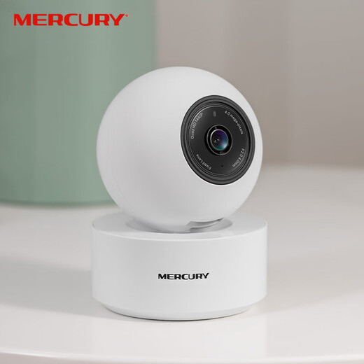 水星（MERCURY）400万摄像头家用监控器360全景无线家庭室内可对话网络手机远程门口高清 MIPC451