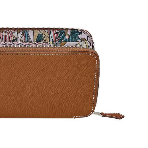 HERMES Hermès women's bag Silk in classic calfskin long wallet wallet H079114 CKAE purchasing agent