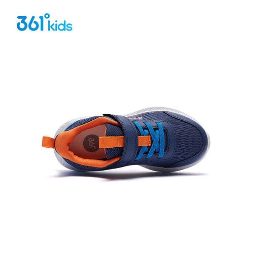 
361 children's sports shoes for boys and girls (3-12 years old) anti-collision toe toe dense net casual running shoes blue 32