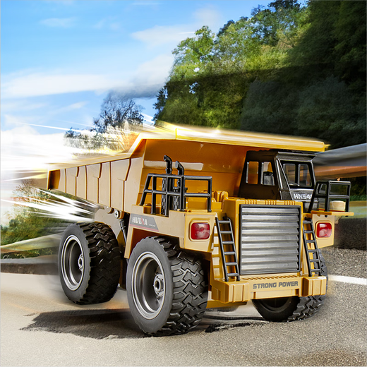 Renjuyi Alloy Super Large Remote Camion Tamion Trump Tamion Tamion Tamion de camion de transport pour enfants