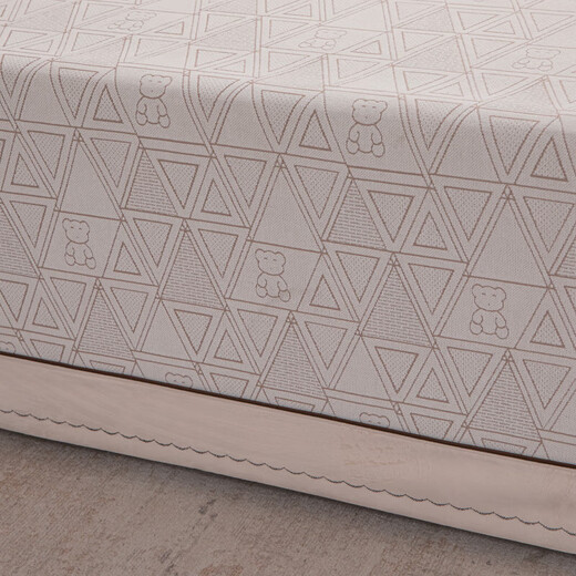 Couleur solide haut de gamme Couvre de lit de chenille tatami à trois pièces Set à trois pièces Large Kang Kang Single Kang Kang Single Kang Kang Kang Toutes saisons XK679 [COUVERTURE DE LED CHENILLE JACQUARD] 270 * 200cm + 40cm Hem