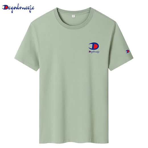 Champion verheißungsvoll offizielle Trendy-Markenpaare aus Baumwoll-Outfit runden Hals Kurzarm Männer und Frauenstil-Sorte T-Shirt Frauen halbärmelte Top 6621 Pure Cotton-Purple 2xl 155-170jin [Jin gleich 0,5 kg]