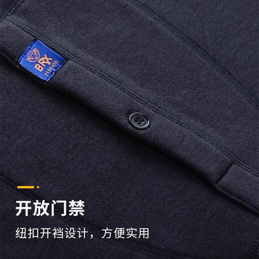 Langsha thermal pants for men, 2025 autumn new product, plus velvet and thickened graphene knee pads leggings, Northeastern extra thick cotton pants