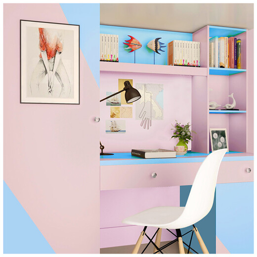 
Yonghuan waterproof self-adhesive wallpaper solid color student dormitory live sticker advertising lettering wall sticker furniture renovation super large 7027 fluorescent yellow 45CM*10M