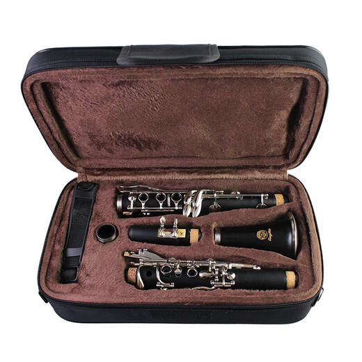Xinghai-Klarinette, Klarinette an der Anfängerklasse, genauer Ton, ausgezeichneter Nickel-Taste, B-Flat Black Wind Instrument [Professional] XC-17J