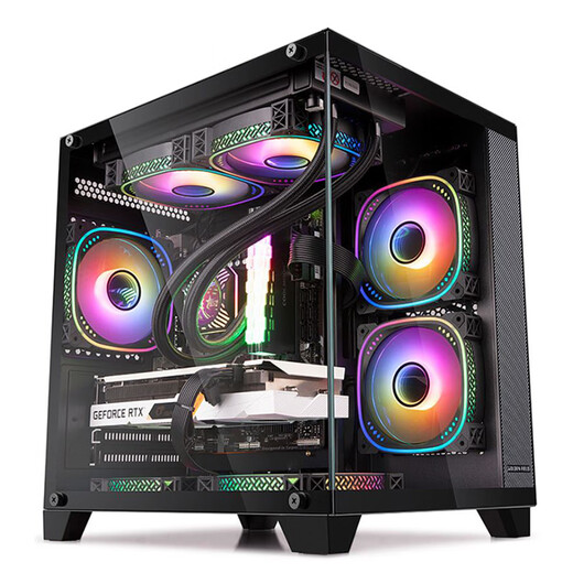 Colorful Sea View Host i5 12600KF/RTX4060Ti 5060TI Black Myth Wukong E-Sports Game Design Office Computer Host Desktop Assembly Machine with One 12400F丨32G丨1TB丨4060TI