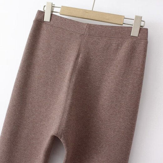 An Zhenxue warm clothes for the elderly, grandma clothes, autumn and winter clothes, middle-aged and elderly women's clothes, mother clothes two-piece set 4055-860 Khaki 4XL recommended 140-155 Jin Jin equals 0.5 kg