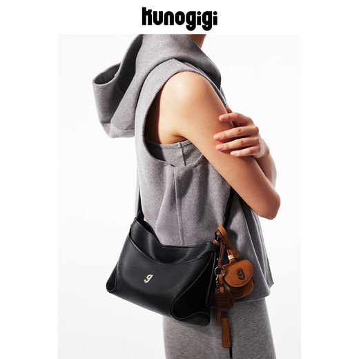 Guliangjiji Baseball HOBO Bag Small Bag Women's Original Design Shoulder Crossbody Bag Yuanyang Brown