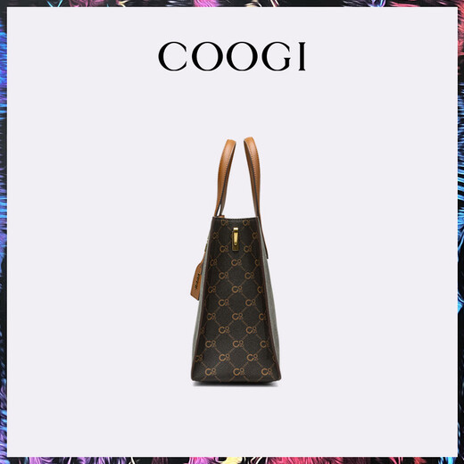 COOGI bag women's 2025 brand light luxury women's bag birthday Chinese Valentine's Day gift for girlfriend and wife brown