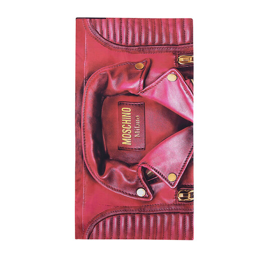 Moschino (MOSCHINO) gift Moschino/Moschino women's motorcycle bag printed silk scarf red U