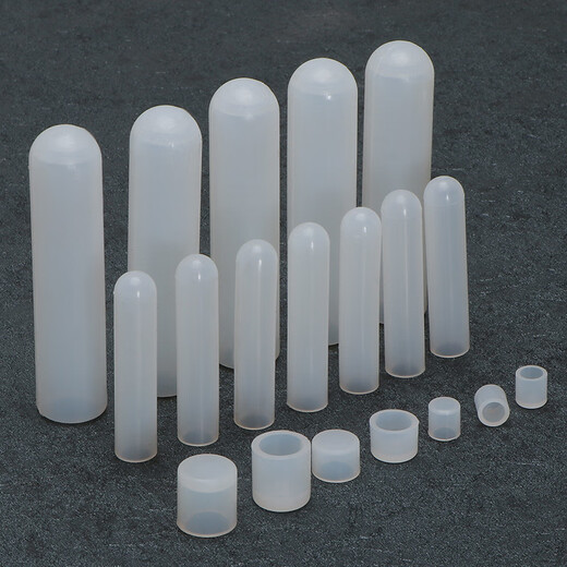 Thousand pieces of light high temperature resistant screw protective sleeve silicone cap thread protective cap screw anti-collision cap silicone sleeve bolt silicone sleeve cap metric thread M2M4M5M8M10M20 rubber sleeve 21.5x72 5 pcs