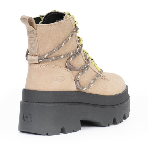 UGG American version of women's BRISBANE waterproof thick-soled fashionable Martin boots warm snow boots 1143841 MDSD-bee brown 38
