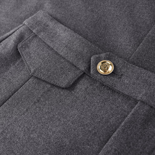 PEACEBIRD shopping mall same style women's winter new quality flower skirt A1GFD4206 gray M