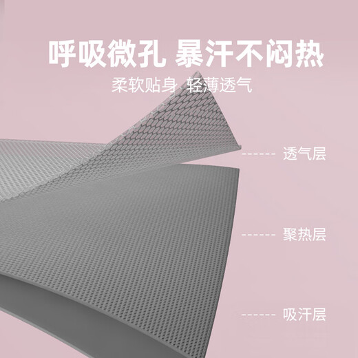 朗威护腰久坐神器护腰带暴汗运动束腰带女瘦肚子收腹减肥护腰收腹带 粉色(适合60-100腰围) 压纹款