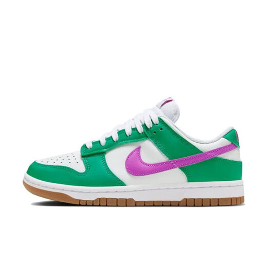 Nike (NIKE) Dunk Low Yellow Beige Sports Comfortable Fashion Fashion Retro Low Top Anti-Slip Wear Resistant Casual Sports Board Shoes FD9922-151 Women's White and Green 36