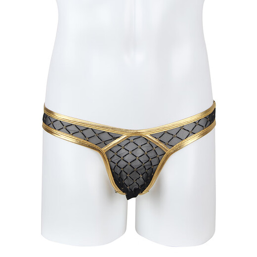 
Kangmengdi sexy underwear men's bed temptation large size gay special thong hot open crotch sexy MP257 yellow 2XL (recommended 161-180Jin [Jin equals 0.5 kg])