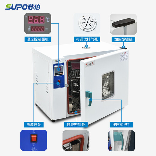 Super electric constant temperature incubator Vibrio mold microorganism seed germination box mechanical incubator laboratory 16 liters 303-0 type galvanized