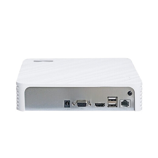 Hikvision (Hikvision) Мониторинг жесткого дискового рекордера POE 4-way 8-way nvr Магазин домашней сеть Home Definition Monitor Monitor Gurner [4-way Recorder] DS-7104N-F1 Официальный стандарт (без жесткого диска)