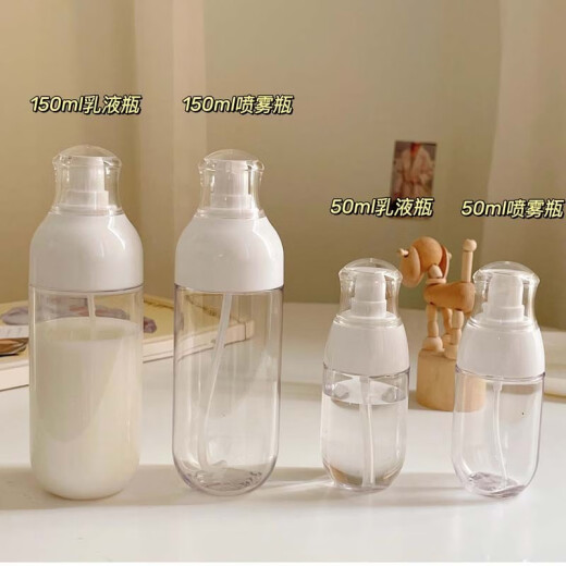 Middlen Press Type Water Viajes portátiles de agua embotellada puede maquillaje productos para el cuidado de la piel Spray botella de botella vacío botella de spray 50ml*1