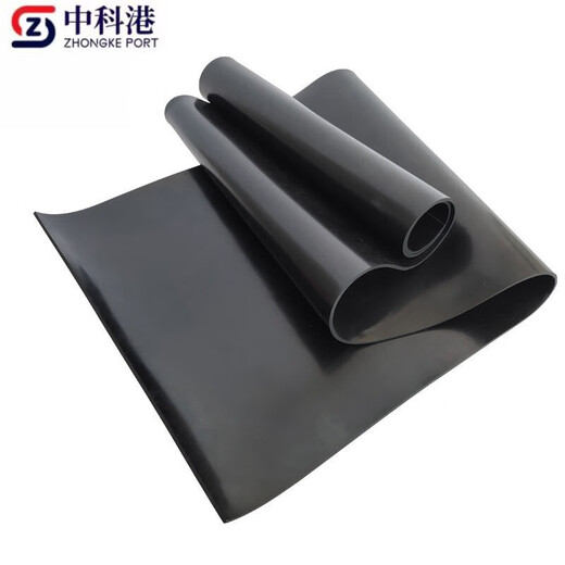 Zhongke Port 5kv insulating rubber pad 3mm black flat power distribution room high voltage rubber sheet rubber blanket power room power plant 1 meter * 1 meter / roll
