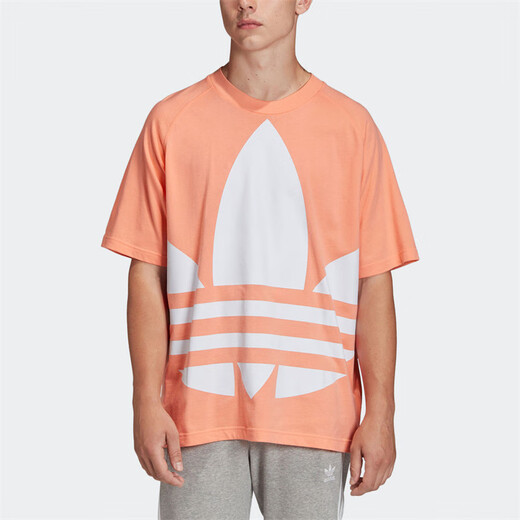 阿迪达斯（adidas） 三叶草夏季新品男装运动服休闲时尚跑步训练透气短袖T恤 FM9905 XS